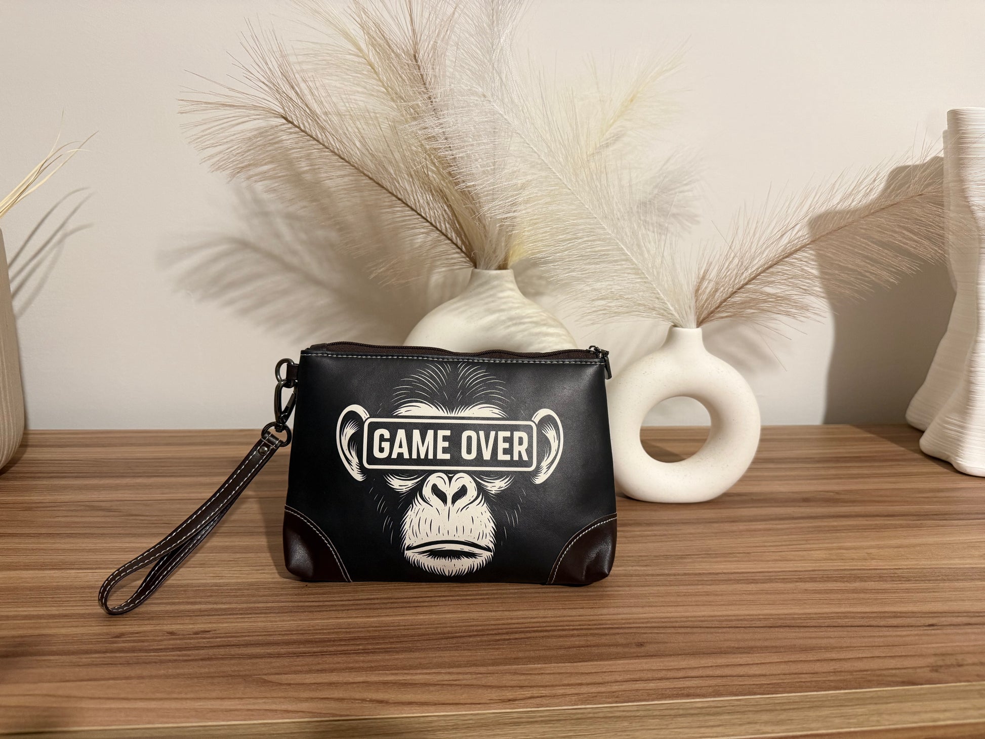 Pochette Scimmia Game Over – Edizione Limitata in eco Pelle