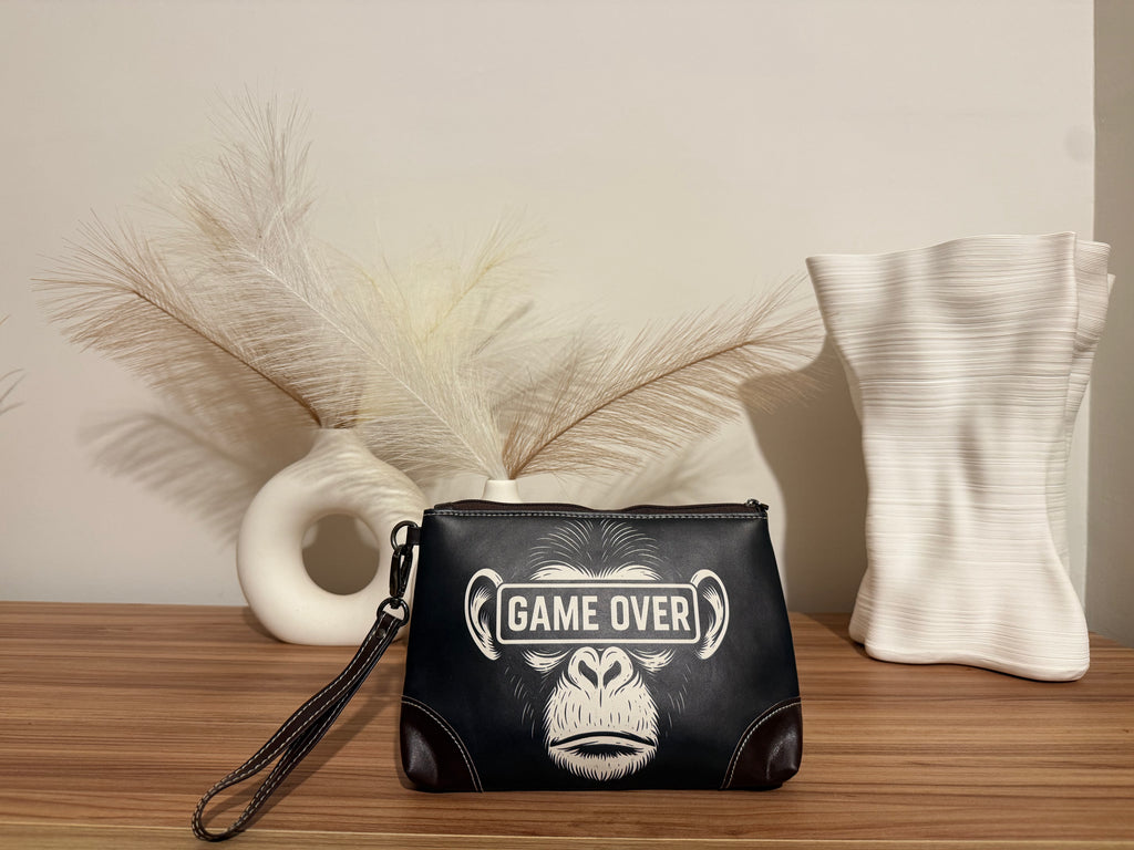 Pochette Scimmia Game Over – Edizione Limitata in eco Pelle